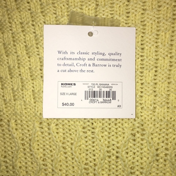 BRAND NEW Pastel Yellow Sweater- TAGS STILL ON🎉 - Picture 4 of 7